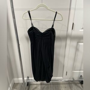 BCBG MAXAZRIA black strapless dress size 6